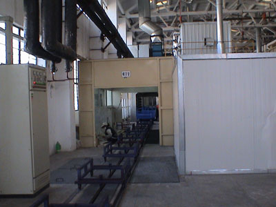 干式噴漆室的漆霧處理裝置的工作流程。 干式噴漆室的漆霧處理裝置的工作流程。